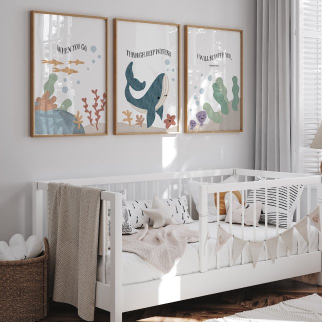 Sets De Impresiones Cuando atraviesa aguas profundas poster conjunto d (Subido por el creador)