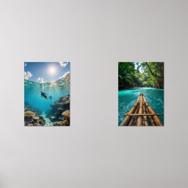 Sets De Impresiones diving the reef (Anverso)