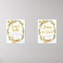 Dulce Como Puede Ser Bebé Fiesta Rótulo Poster