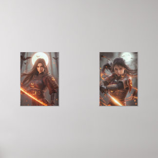 Sets De Impresiones Female Samurai Warrior No.2 – Halloween Edition 