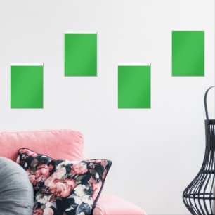Sets De Impresiones fondo verde con borde blanco