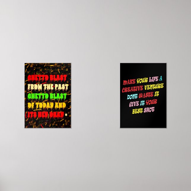 SETS DE IMPRESIONES GHETTO BLAST AFRO AMERICAN STYLE (Anverso)