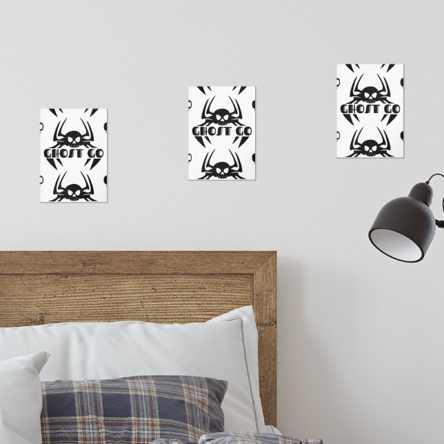 Sets De Impresiones Ghost Go Spooky Season (Dormitorio)