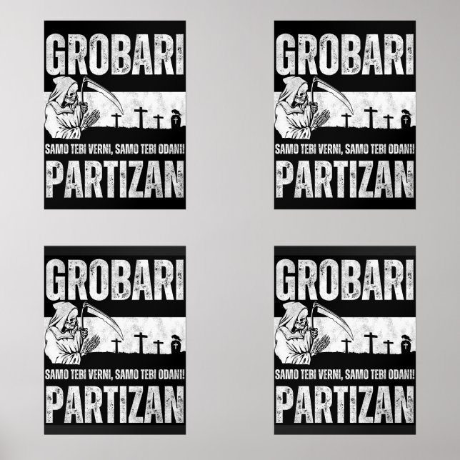 Sets De Impresiones Grobari - Samo Tebi Verni Samo Tebi Odani  (Anverso)