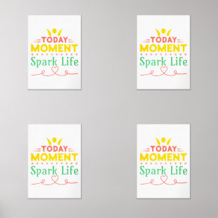 Sets De Impresiones Hoy, momento, vida de chispa