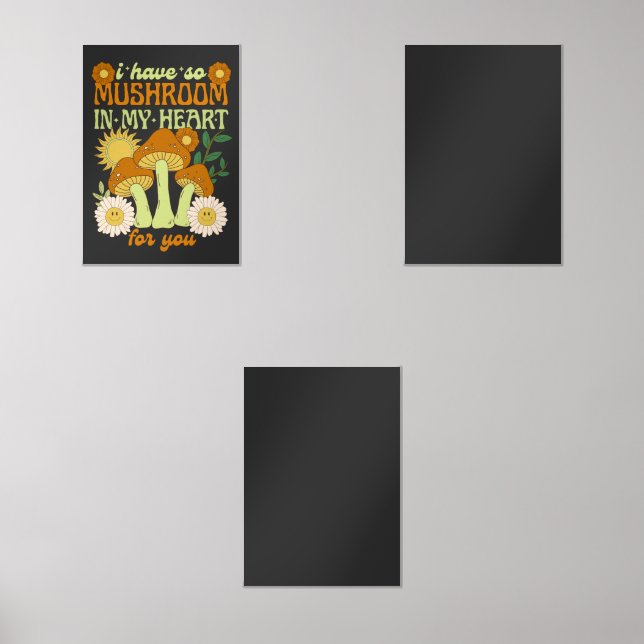 Sets De Impresiones I have so mushroom in my heart for you (Anverso)