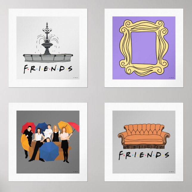 Sets De Impresiones Iconos FRIENDS™ (Anverso)