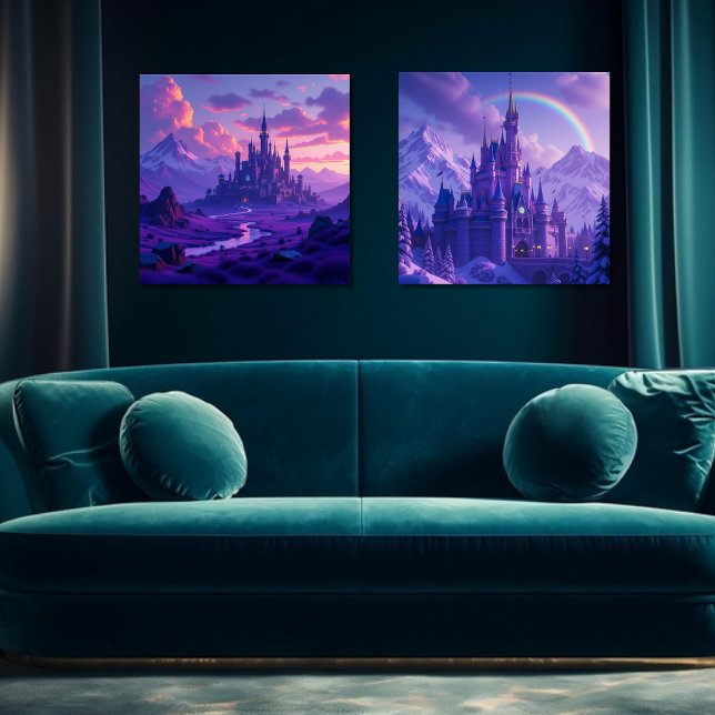 Sets De Impresiones Juego de impresión de castillo de fantasía morado  (Subido por el creador)