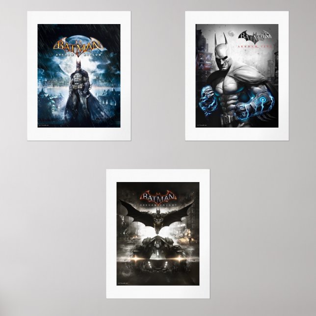 Sets De Impresiones Juegos Batman Arkham (Anverso)