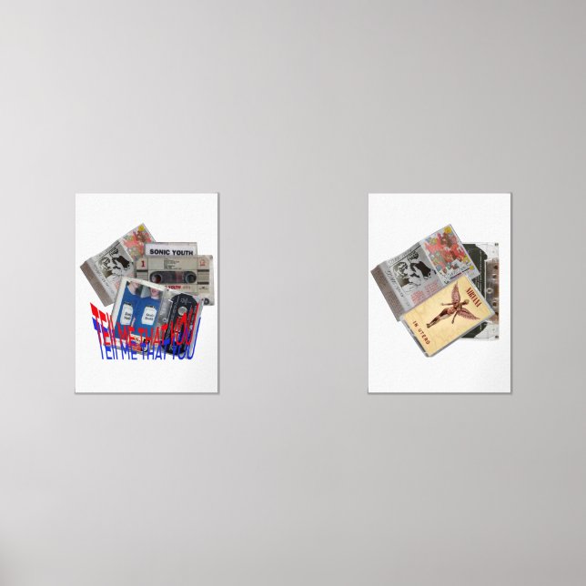 Sets De Impresiones JUVENTUD SONIC, NIRVANA CASSETTE CINTA arte fresco (Anverso)