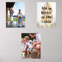 Sets De Impresiones La vida es mejor en la cabina | Fotos familiares