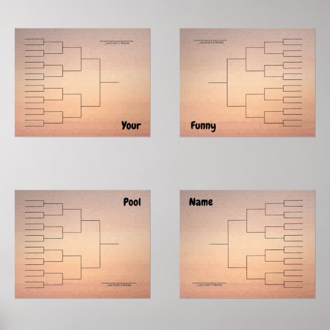 Sets De Impresiones Naranja Ombre del soporte del cuadrante de balonce (Anverso)