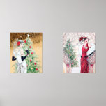 Sets De Impresiones Navidad Art Deco retro vintage<br><div class="desc">Juegos de arte Art Deco retro vintage de Navidad</div>