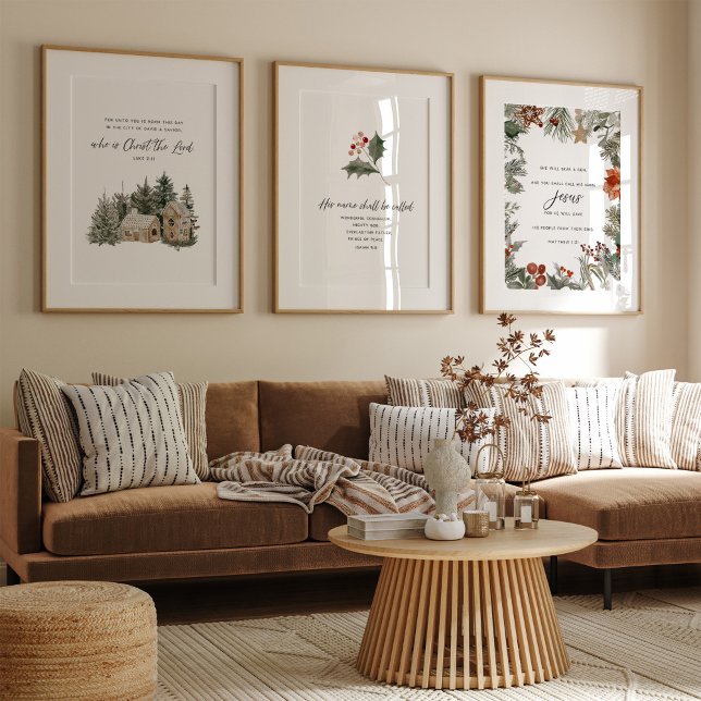 Sets De Impresiones Navidades biblia conjunto de 3 piezas de arte mura (Subido por el creador)