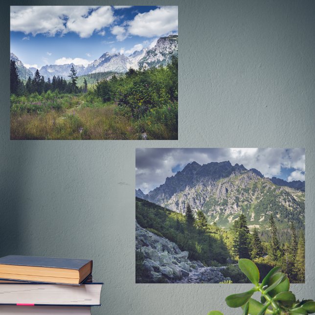 Sets De Impresiones Paisaje montañoso con sendero rocoso (Subido por el creador)