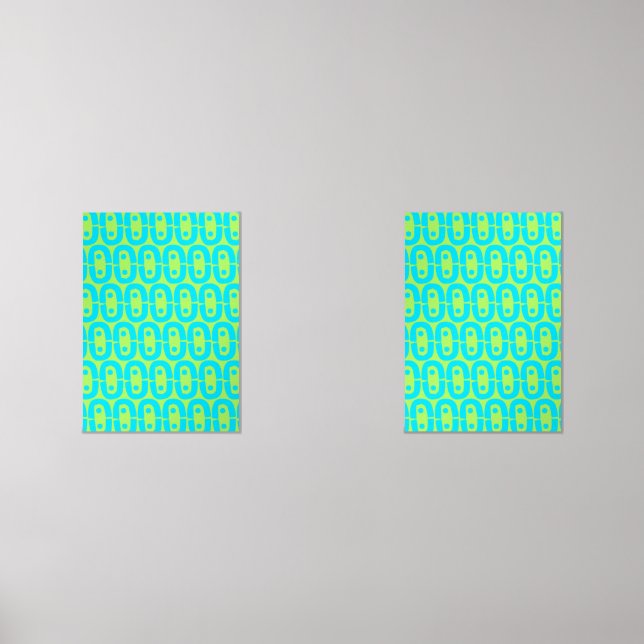 Sets De Impresiones patrón colorido moderno (Anverso)