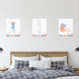 Sets De Impresiones Personalizable de canciones de cuna de la medusa