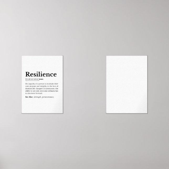 Sets De Impresiones Resiliencia: El poder de la perseverancia (Anverso)