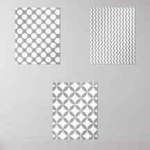 Resumen geométrico moderno de gris y blanco