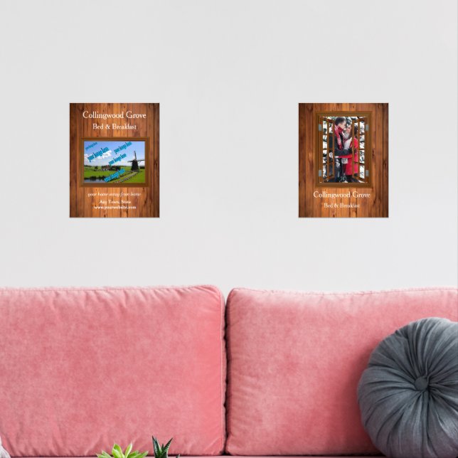 Sets De Impresiones Rústico Bed and Breakfast 🌿 promoción (Sala de estar)