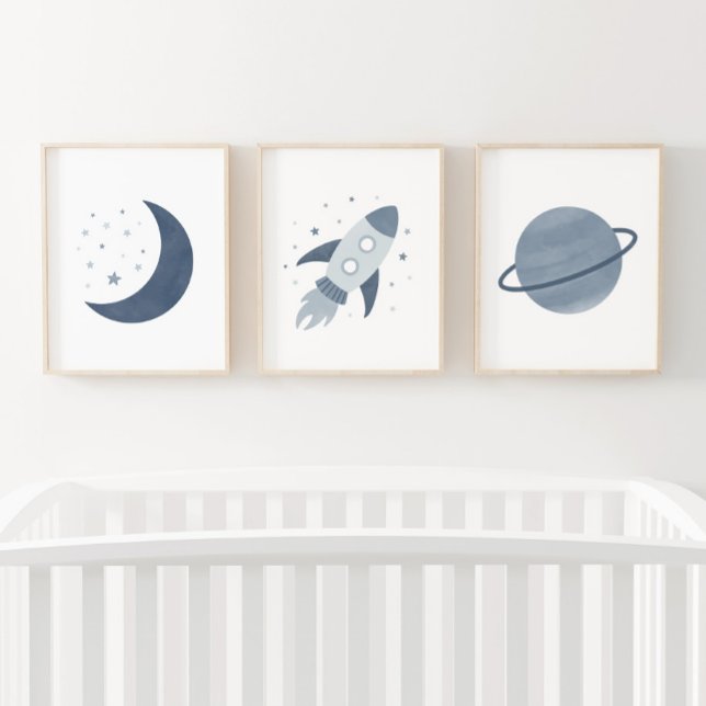 Sets De Impresiones Salón para niños del espacio exterior de la Luna d (Subido por el creador)