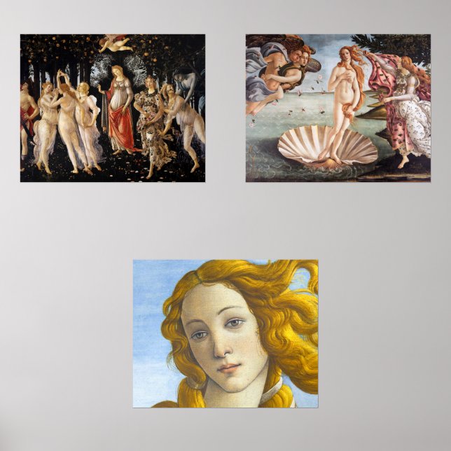 Sets De Impresiones Sandro Botticelli - Selección de obras maestras (Anverso)
