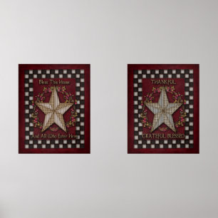 Sets De Impresiones Sentimientos inspiradores del arte popular primiti