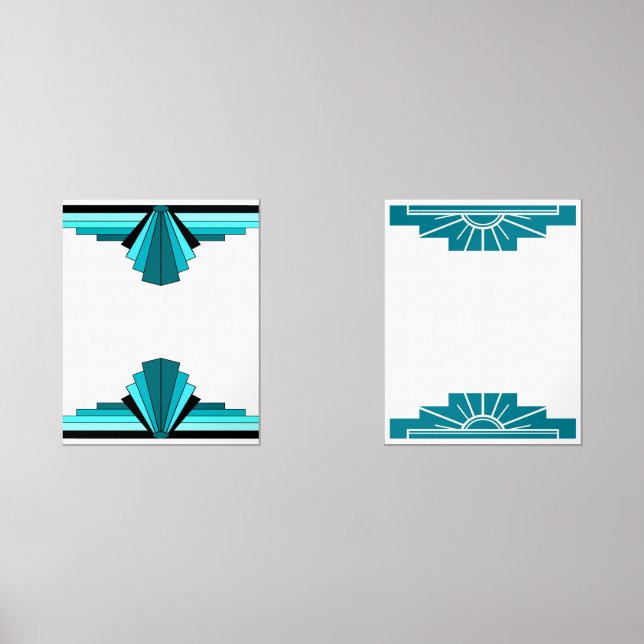 Sets De Impresiones Sol Art deco (Anverso)