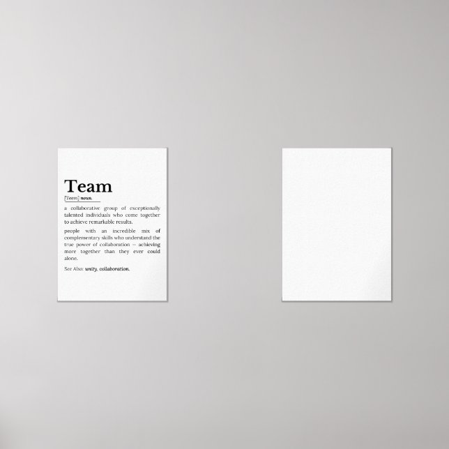 Sets De Impresiones Team Definition – The Power of Collaboration  (Anverso)