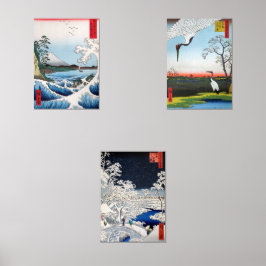 Sets De Impresiones Utagawa Hiroshige - Selección de piezas maestras