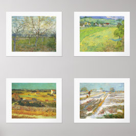 Sets De Impresiones Van Gogh Four Seasons Fine Art Landscapes