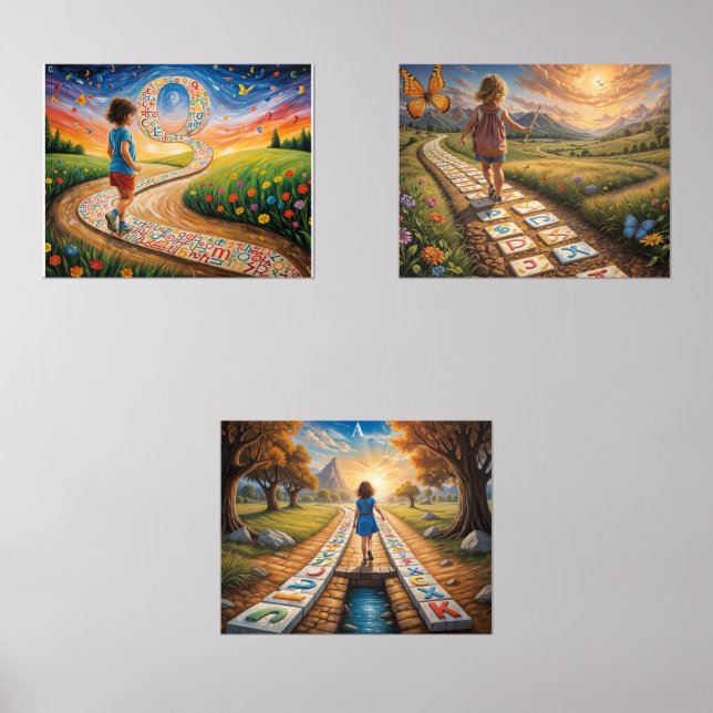 Sets De Impresiones "Vías de descubrimiento" (Anverso)