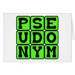 Seudónimo, Alias