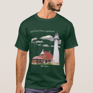 Seul Choix Point Lighthouse camisa oscura