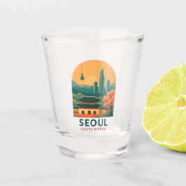 Seúl Corea del Sur Vaso de Chupito – Arte de Viaje
