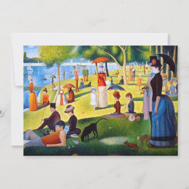 Seurat: Domingo en La Grande Jatte (Anverso)
