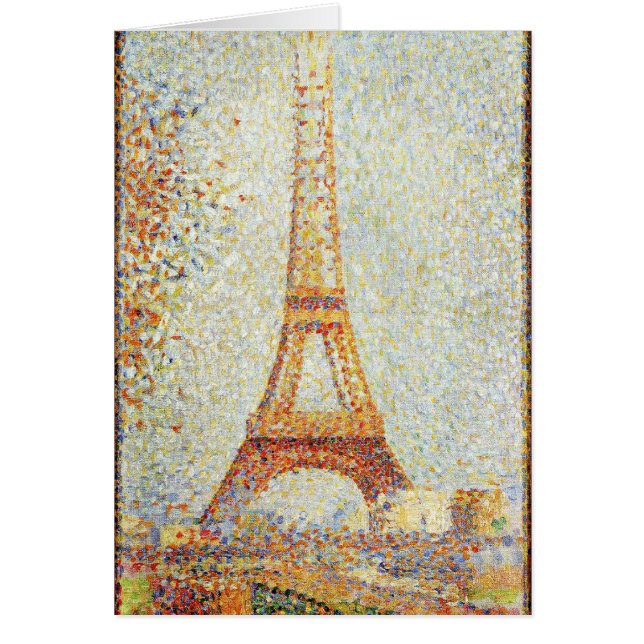 Seurat que pinta la torre de Effiel (Frente)