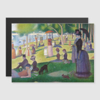 Seurat - Un domingo en La Grande Jatte Tarjeta Mag