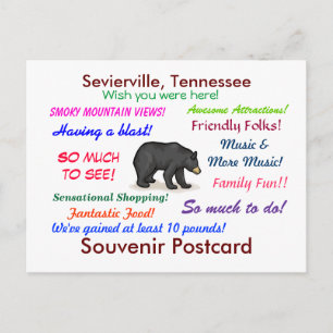 Sevierville, postal de Tennessee