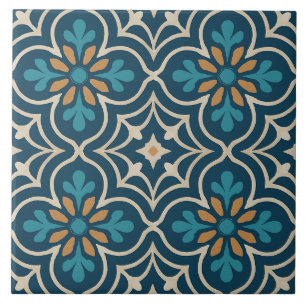 Seville Bloom – Patrón de azulejos florales morisc