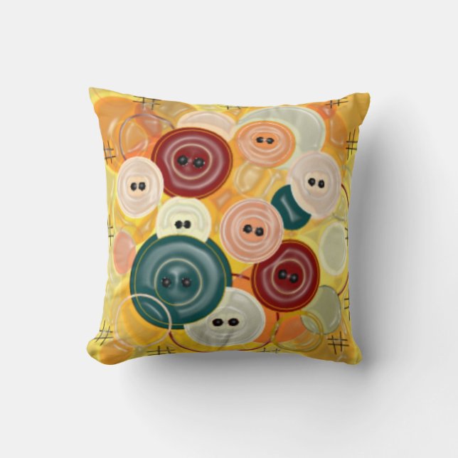 Sew Button (ajuste) almohada (Anverso)