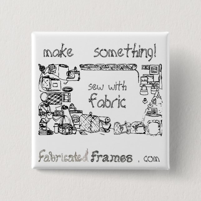 Sew con botón de anclaje de broche de tela (Anverso)