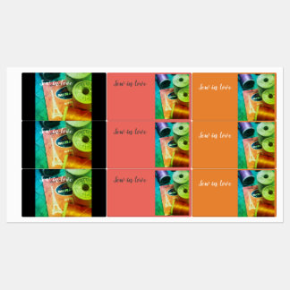 Sew en las etiquetas de amor