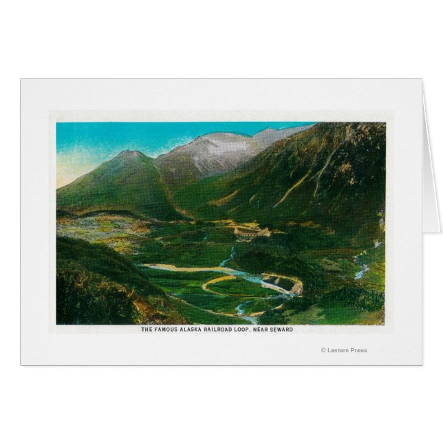 Seward, Loop del famoso ferrocarril del área de Al (Anverso (Horizontal))