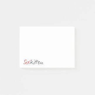 Sex Kitten 4x3 Notas Post-it®