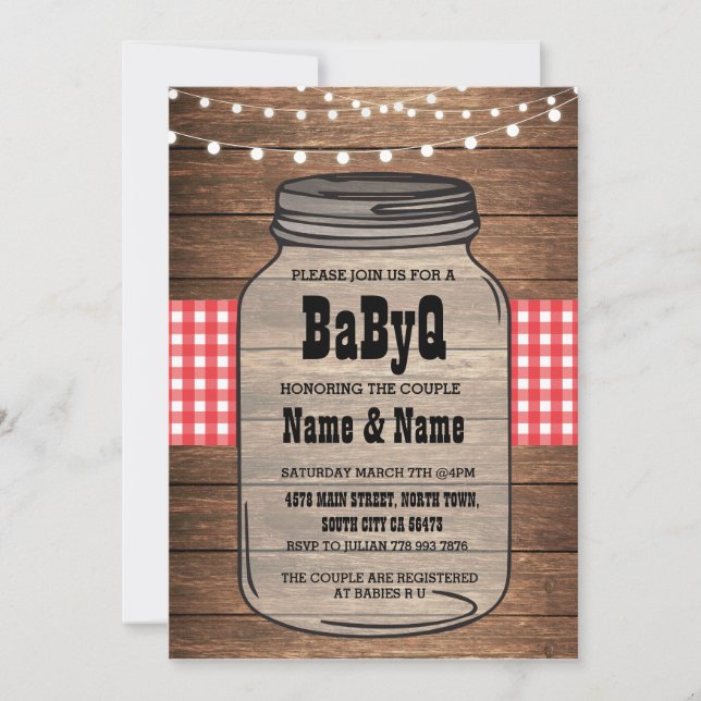 Sexo BaByQ Muestra la invitación de comprobación r (Anverso)