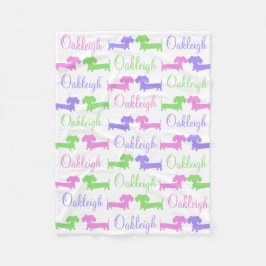 Sexo de Dachshund: manta de guardería neutra