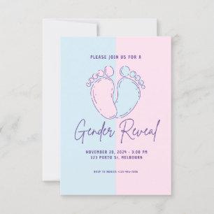 Sexo de los pies de bebé revela una invitación sor