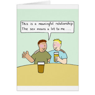 Sexo en una relación gay, humor del dibujo animado