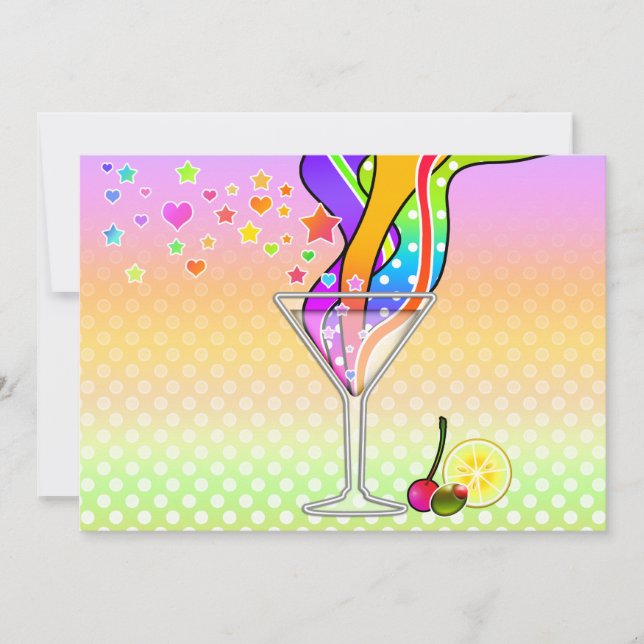 SEXTIES POP ART STYLE MARTINI (Anverso)